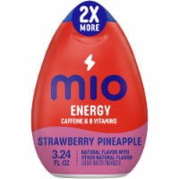 Mio Energy Strawberry Pineapple Smash Liquid Water Enhancer Drink Mix Big Bottle