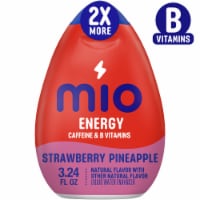 mio Energy Caffeinated & B Vitamins Strawberry Pineapple Water Enhancer Bottle Perspective: Main
