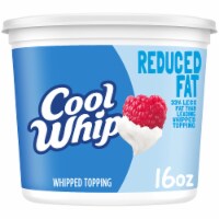Cool Whip Reduced Fat Whipped Topping, Tub Perspective: Main