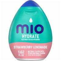 mio Hydrate Strawberry Lemonade Flavored with other natural flavor Liquid Water Enhancer, Bottle Perspective: Main