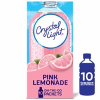 Crystal Light Pink Lemonade Naturally Flavored Powdered Drink Mix