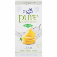 Crystal Light Pure Lemonade Naturally Sweetened Drink Mix Packets Perspective: Main