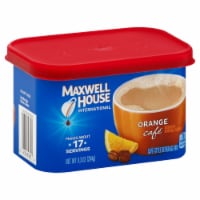 Maxwell House Orange Flavored Cafe Style Instant Beverage Mix, 9.3 Ounce -- 8 per case.