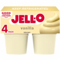 Jell-O Original Vanilla Pudding Cups Snack Perspective: Main