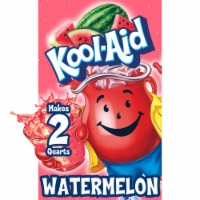 Kool Aid Unsweetened Watermelon Pink Powdered Soft Drink Mix Packet Perspective: Main