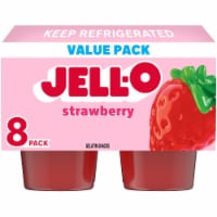 Jell-O Original Strawberry Jello Cups Gelatin Snack Value Pack