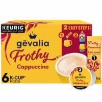 Gevalia Frothy Frothy Cappuccino 2-Step K-Cup Espresso Pods with Cappuccino Froth Packets