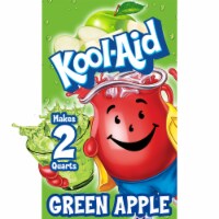 Kool Aid Unsweetened Green Apple Powdered Soft Drink Mix Packet
