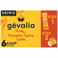 Gevalia Frothy 2-Step Pumpkin Spice Latte Espresso K-Cup® Coffee Pods & Froth Packets Kit Perspective: Main