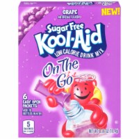 Kool-Aid On-The-Go Sugar Free Grape Drink Mix Packets Perspective: Main