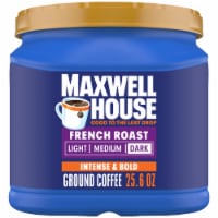 Maxwell House French Roast Dark Roast Ground Coffee Perspective: Main