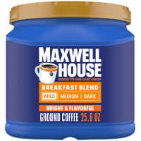 Maxwell House Breakfast Blend Mild Roast Ground Coffee Perspective: Main