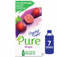 Crystal Light Pure Grape Naturally Flavored Powdered Drink Mix with No Artificial Sweeteners