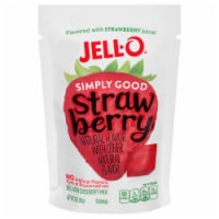 Jell-O Simply Good Strawberry Gelatin Mix Perspective: Main