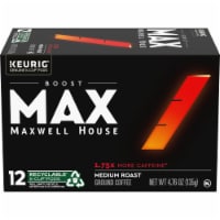 Maxwell House Max Boost Medium Roast Coffee K-Cup Pods Perspective: Main
