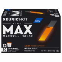 Maxwell House Max Boost Medium Roast Coffee K-Cup Pods Perspective: Main