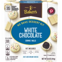 Baker's White Chocolate Cookie Balls No Bake Dessert Kit Perspective: Main