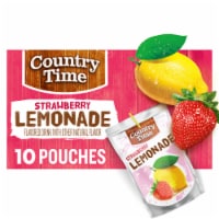 Country Time Strawberry Lemonade Flavored Drink Pouches