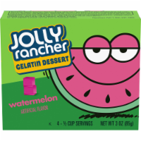 Jolly Rancher Watermelon Gelatin Dessert Mix, Box Perspective: Main