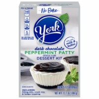 YORK No Bake Dark Chocolate Peppermint Patty Dessert Kit with Filling Mix Crust Mix & Fudge Topping Perspective: Main