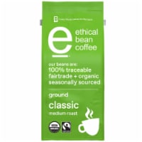 Ethical Bean Classic Medium Roast Fairtrade Organic Ground Coffee, Bag Perspective: Main
