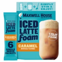 Maxwell House Caramel Latte Single Serve Instant Coffee Beverage Mix