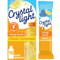 Crystal Light Lemonade Energy Boost Drink Mix Perspective: Main