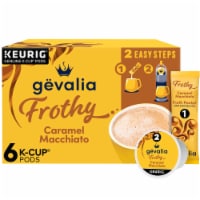 Gevalia Frothy 2-Step Caramel Macchiato Espresso Style K-Cup® Coffee Pods & Froth Packets Kit Perspective: Main
