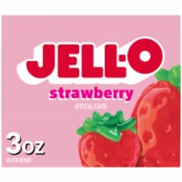 Jell-O Strawberry Gelatin Dessert Mix Perspective: Main