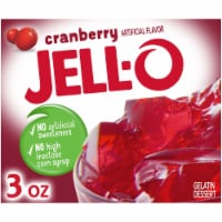Jell-O Cranberry Gelatin Dessert Mix Perspective: Main