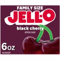 Jell-O Black Cherry Gelatin Dessert Mix Perspective: Main