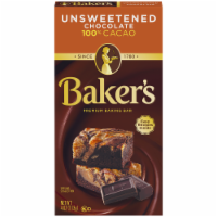 Baker's Unsweetened Baking Chocolate Squares Perspective: Main