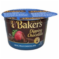 Baker's Real Milk Dipping Chocolate, Cup Perspective: Main