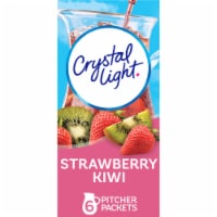 Crystal Light Strawberry Kiwi Artificially Flavored Powdered Drink Mix, Pitcher Packets Perspective: Main