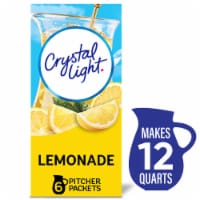 Crystal Light Lemonade Sugar Free Caffeine Free Powder Drink Mix Pitcher Packets