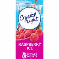 Crystal Light Raspberry Ice Artificially Flavored Powdered Drink Mix, Pitcher Packets Perspective: Main