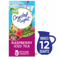 Crystal Light Raspberry Iced Tea Sugar Free Powder Drink Mix Pitcher Packets