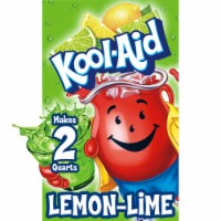 Kool Aid Zero Sugar Lemon Lime Drink Mix Packet Perspective: Main