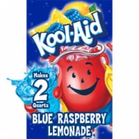Kool Aid Unsweetened Blue Raspberry Lemonade Powdered Soft Drink Mix Packet