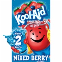 Kool Aid Unsweetened Mixed Berry Blue Powdered Soft Drink Mix Packet
