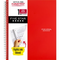 Mead® Five Star 1-Subject Wide Rule Notebook - Assorted