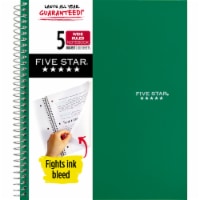 Mead® Five Star® 5-Subject Wide Rule Notebook - Assorted
