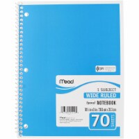 Mead 1 Subject Wide Ruled Spiral Notebook