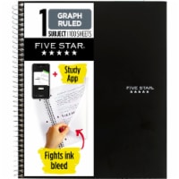 Five Star® Graph-Ruled 1-Subject Notebook - Assorted
