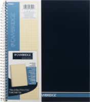 Cambridge® Quad Ruled Spiral Bound Notebook - 8.5 x 11 Inch - 70 Sheets Perspective: Main
