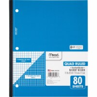 Mead Wireless Neatbook 1-Sub Quad Rule 11 x8-1/2  80 Shts WE 06497