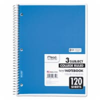Mead® Three Subject College Ruled Notebook - Assorted