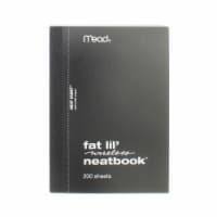 Mead Fat Lil Wireless Neatbook Notebook, College Ruled, 200 Sheets