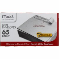 Mead Boxed Peel & Stick Envelopes 3.625 X6.5 65/Pkg-Regular #6