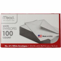 Mead Boxed Envelopes 3.625 X6.5 100/Pkg-Regular #6